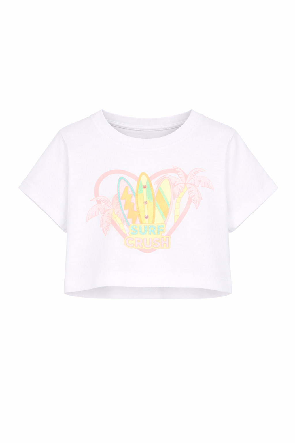 T-shirt per bambina Billieblush bianca con stampa grafica U21951 10P BILLIEBLUSH 