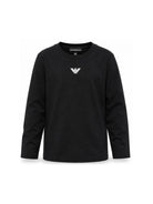 T-shirt a maniche lunghe Emporio Armani Kids bl navy con stampa logo EB000420 AF15013 MB250 EMPORIO ARMANI KIDS 