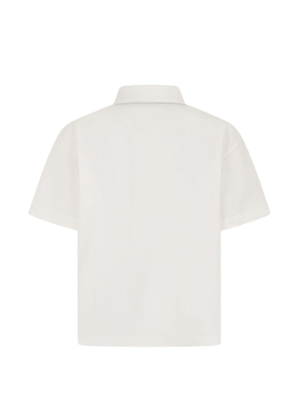 T-shirt per bambino Etro Kids bianca con ricamo Pegaso sul davanti GY8P01 Z0022 101 ETRO KIDS 