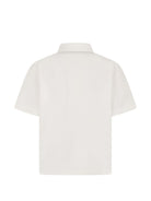 T-shirt per bambino Etro Kids bianca con ricamo Pegaso sul davanti GY8P01 Z0022 101 ETRO KIDS 
