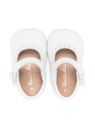 Scarpe primi passi per neonata Eli1957 bianco con soletta in pelle con logo 0350AL BLANCO Eli Kids 