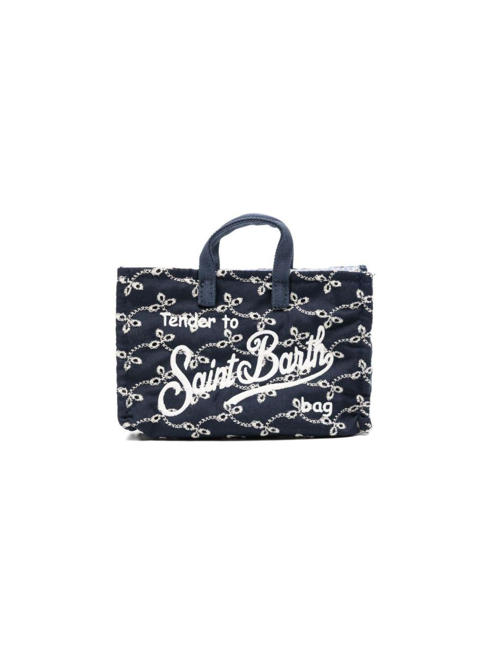 Phone Bag MC2 Saint Barth blu con logo sul davanti PHONE012 00560L MC2 ST. BARTH KIDS 