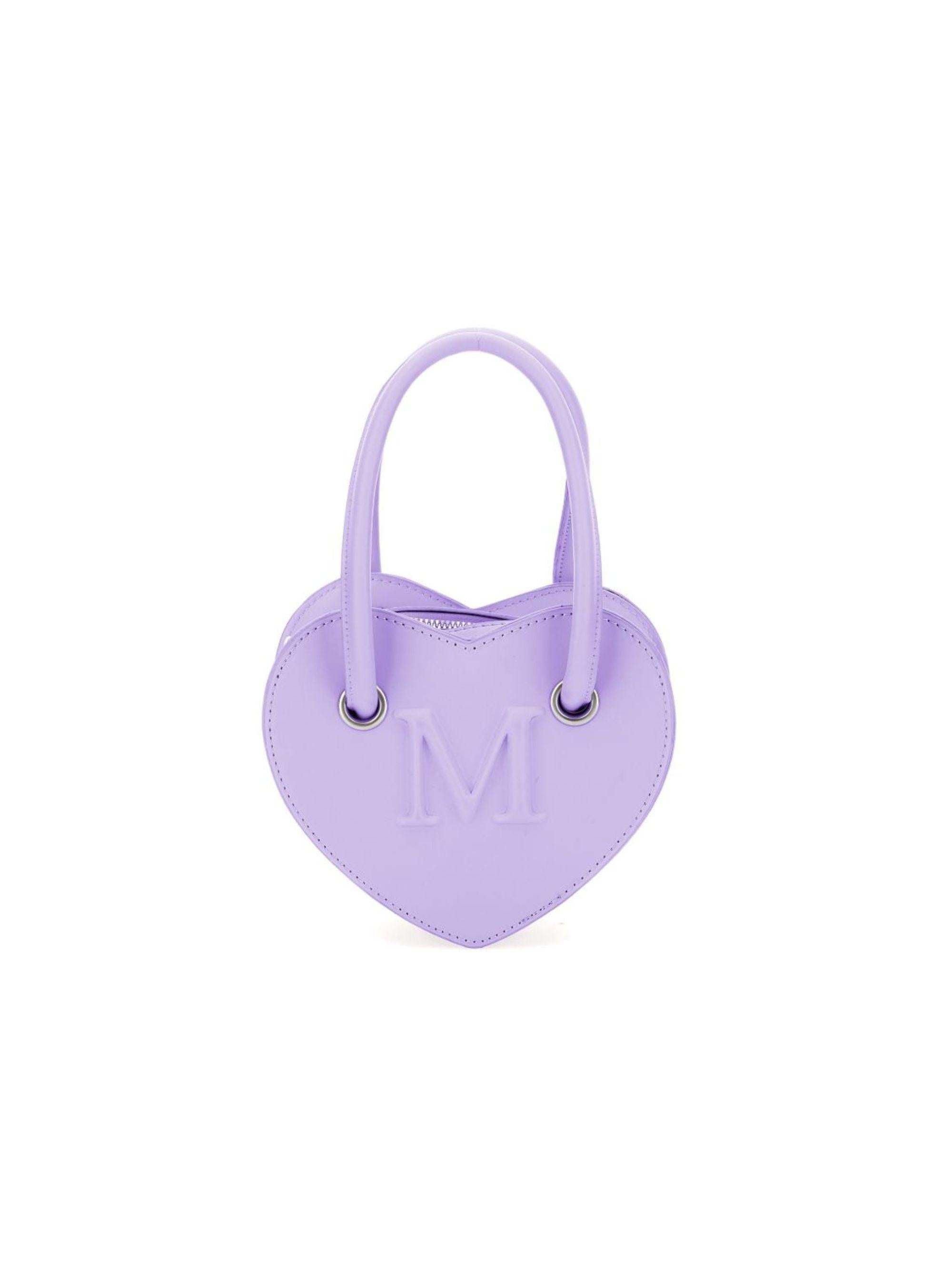 Borsa per bambina Monnalisa viola a forma di cuore 17G002 7069 0065 MONNALISA KIDS 
