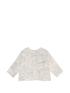 Camicia per neonata Bonpoint beige con stampa grafica all-over S06YSHW00013 677 BONPOINT KIDS 