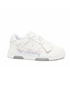 Sneakers per bambina Off-White Kids Out Of Office bianche con motivo Arrows OGIA007S26LEA002 0140 OFF WHITE KIDS 