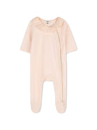 Set tutina, bavaglino e cappellino per neonata Chloé Kids rosa con volant C20926 440 CHLOE' KIDS 
