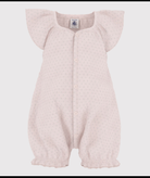 Tutina per neonati Petit Bateau rosa con dettaglio arricciature A0CNI 01 PETIT BATEAU KIDS 