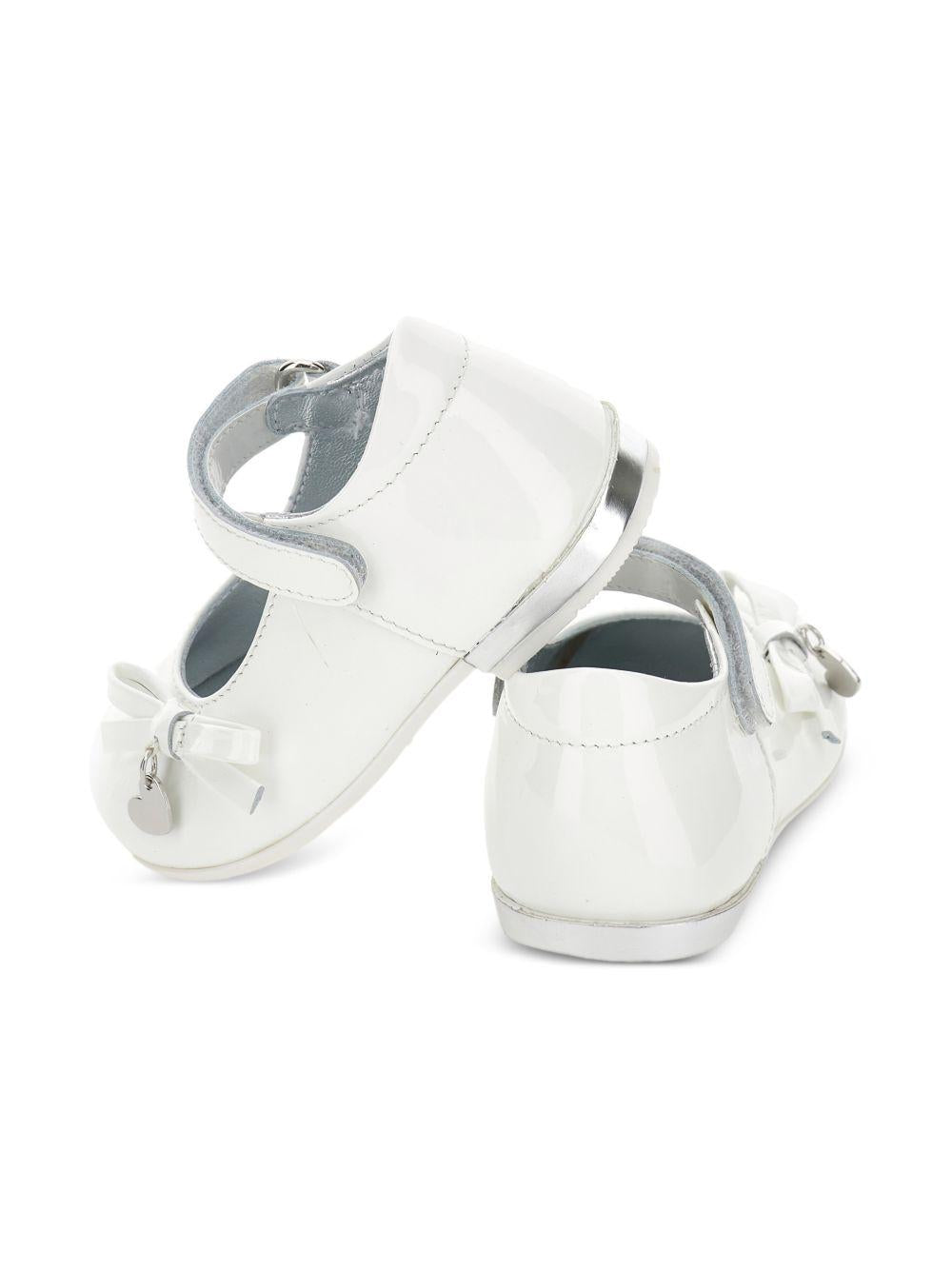 Ballerine per bambina Monnalisa bianche con fiocco 83G009 7706 0099 MONNALISA KIDS 