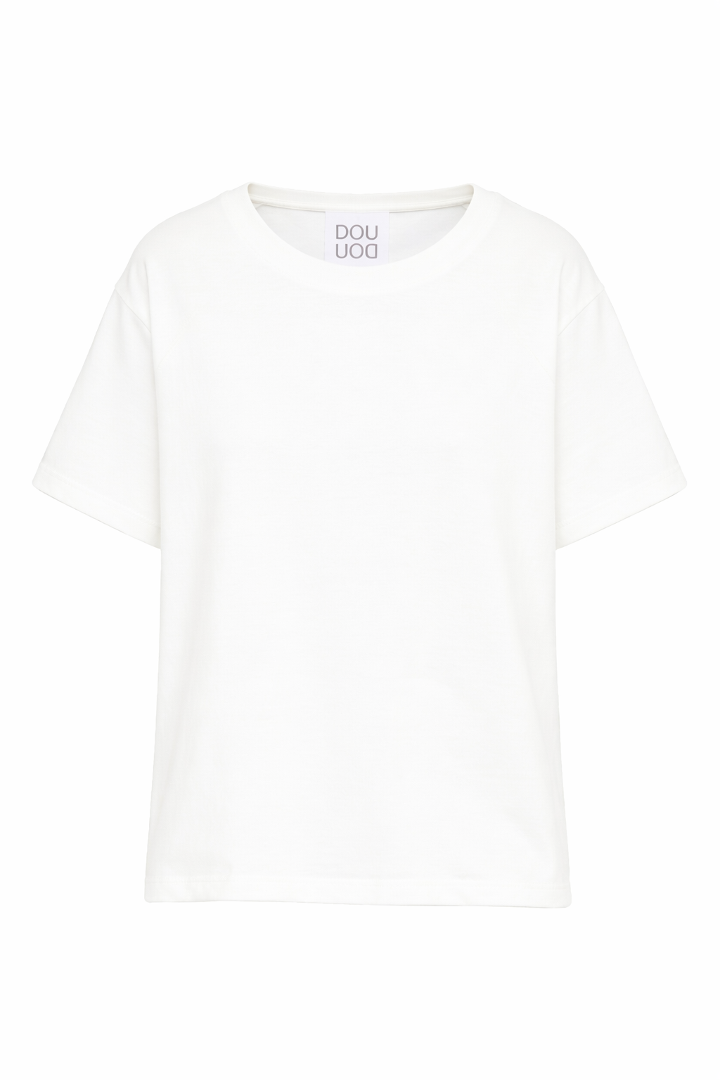 T-shirt per bambina Douuod Kids bianca con logo sul retro DY8P11 Z3708 101 DOUUOD KIDS 