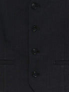 Gilet per bambino Emporio Armani Kids blu con chiusura a bottoni EB000905 AF21040 UB109 EMPORIO ARMANI KIDS 