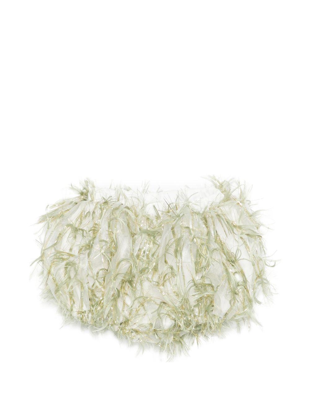 Culotte per neonata A'lapage verde con elastico in vita AL05E OLIVA A'LAPAGE KIDS 