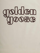 T-shirt per bambino Golden Goose Kids beige con logo GKP01403P002433 11560 GOLDEN GOOSE KIDS 
