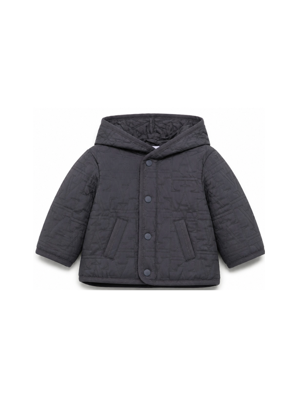 Giubbino per neonato Emporio Armani Kids blu scuro con finitura trapuntata EB001526 AF28746 UA030 EMPORIO ARMANI KIDS 