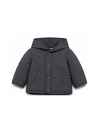 Giubbino per neonato Emporio Armani Kids blu scuro con finitura trapuntata EB001526 AF28746 UA030 EMPORIO ARMANI KIDS 
