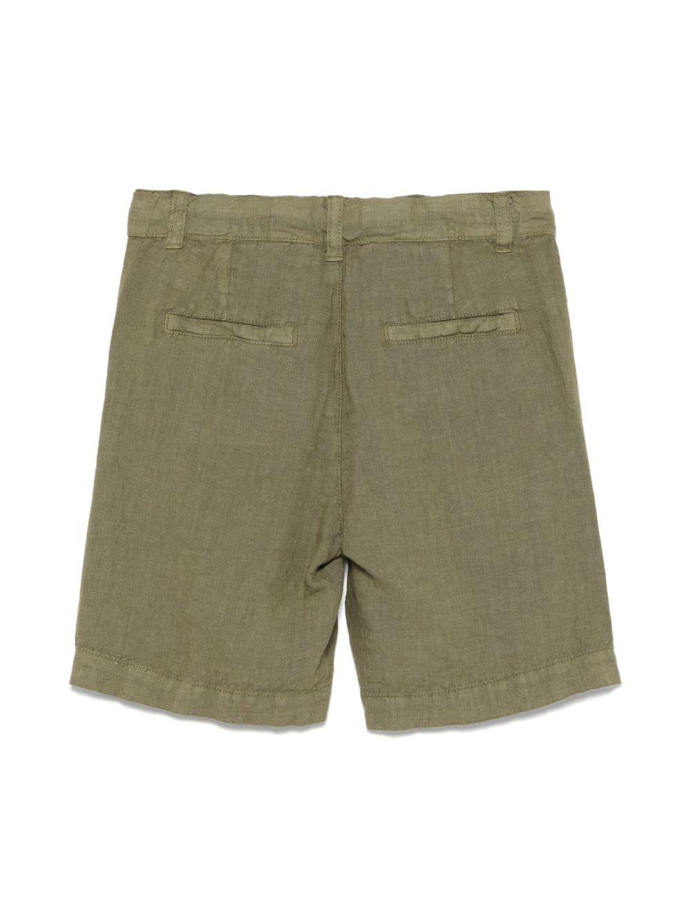 Bermuda in lino per bambino Aspesi Kids verde con passanti S25003PBL6000 583 ASPESI 