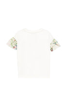 T-shirt per bambina ETRO KIDS bianca con stampa grafica GY8A51 Z3672 102 ETRO KIDS 