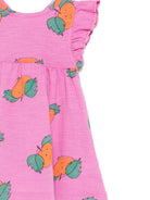 Abito per neonata Bobo Choses rosa con stampa all-over B126AB087 561 BOBO CHOSES KIDS 