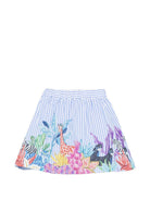 Gonna per bambina Stella Jean Kids multicolore con stampa grafica animali SS26SJG615 G017 STELLA JEAN KIDS 