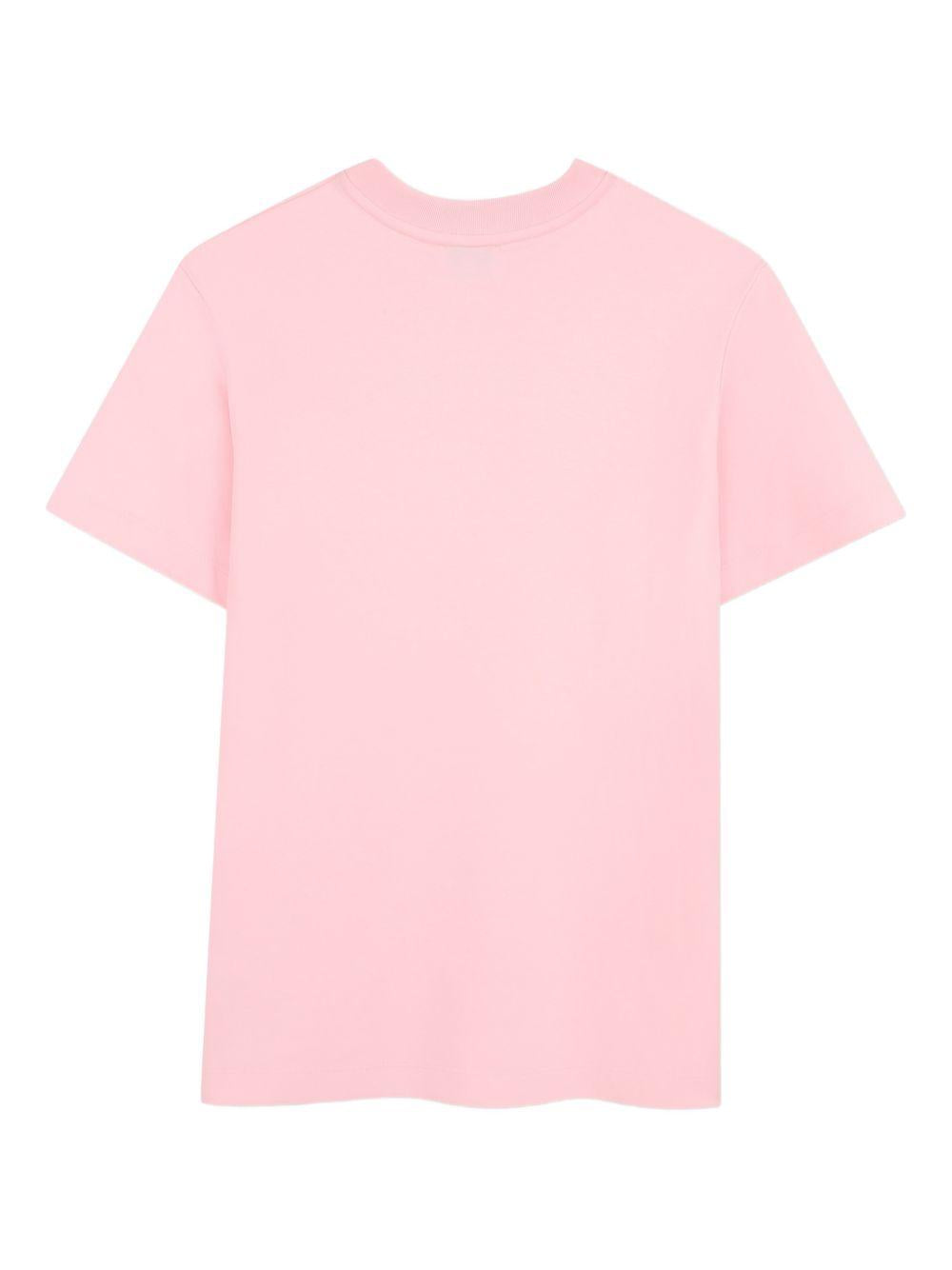 Abito per bambina Lanvin Enfant rosa con logo ricamato sul davanti N30342 44F LANVIN KIDS 