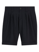 Shorts per bambino Givenchy Kids blu con pieghe H31111 061 GIVENCHY KIDS 