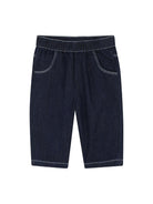 Pantaloni per neonato Kenzo Kids blu con cuciture a contrasto K61709 Z35 KENZO KIDS 