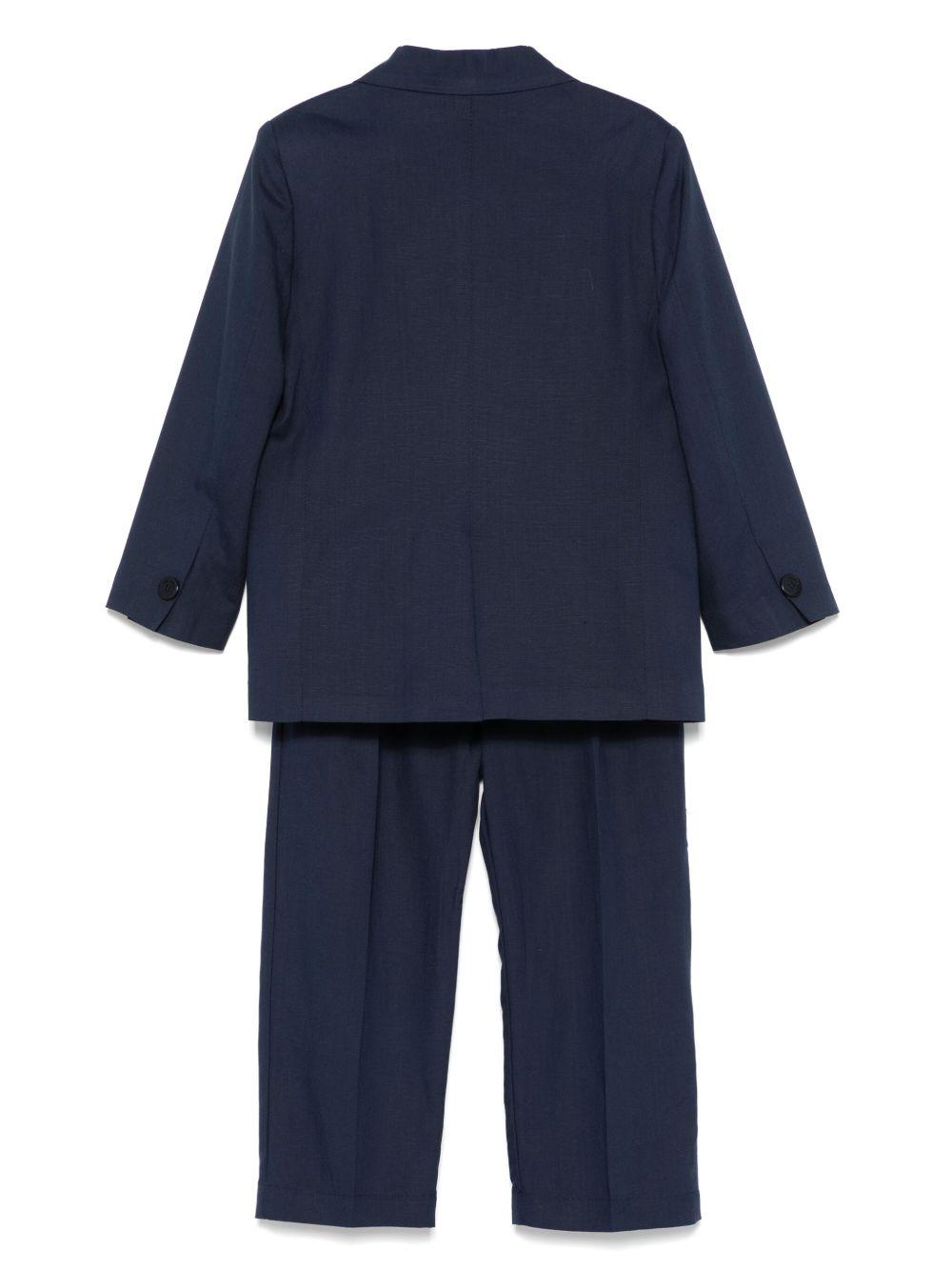Completo per bambino Paolo Pecora Kids blu modello monopetto PP3921 BLU PAOLO PECORA KIDS 