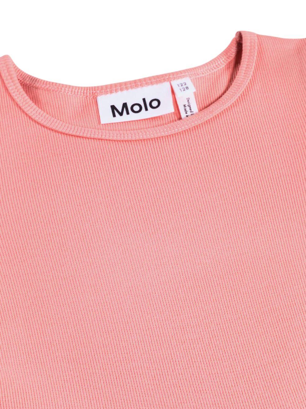 Abito per bambina Molo Kids rosa con stampa grafica animali 2W26E203 5802 MOLO KIDS 