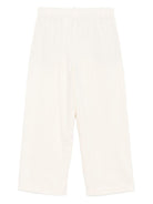Pantaloni per donna ALYSI bianchi con chiusura frontale con bottoni 165141 A5049 BURRO ALYSI 