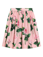 Gonna per bambina Dolce & Gabbana Kids rosa con dettagli plissettati L55I01 HS5S7 HF5IZ DOLCE & GABBANA KIDS 