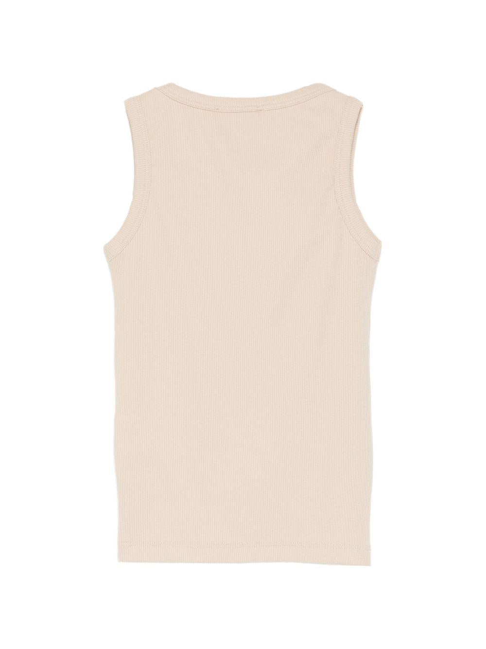 Canotta per bambino Paolo Pecora Kids beige con design a coste PP4269 SABBIA PAOLO PECORA KIDS 