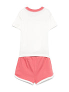 Set con shorts per neonata Polo Ralph Lauren Kids bianco con motivo Polo Bear in cotone 965275NB 001 Ralph Lauren kids 