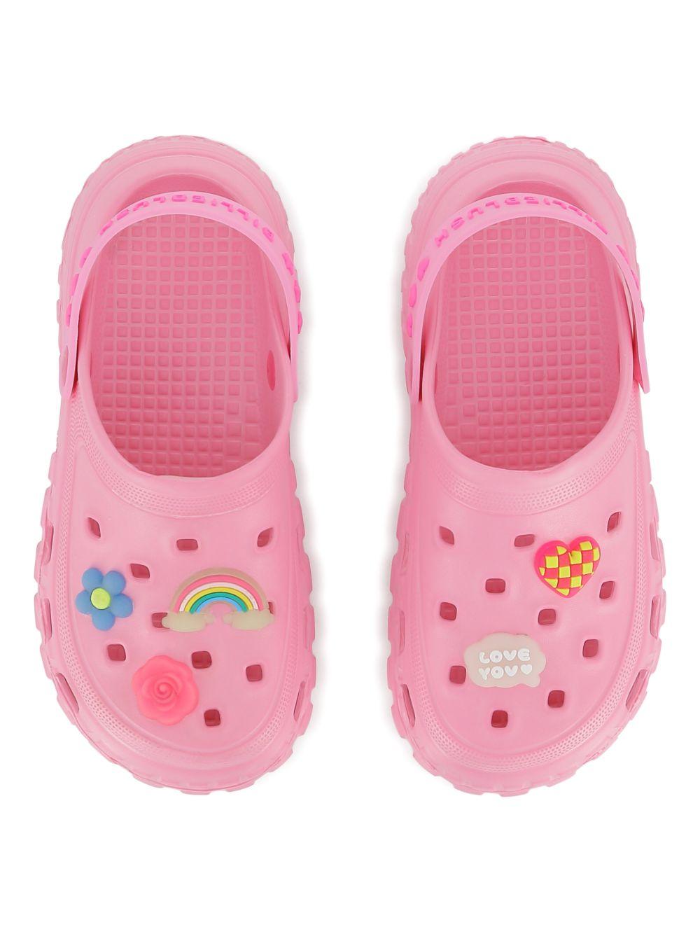Clogs per bambina Billieblush rosa con applicazione fiori U21994 46N BILLIEBLUSH KIDS 