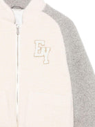 Giubbino per bambino Eleventy Kids grigio con logo ricamato EX2P27 U0232 101GR ELEVENTY KIDS 