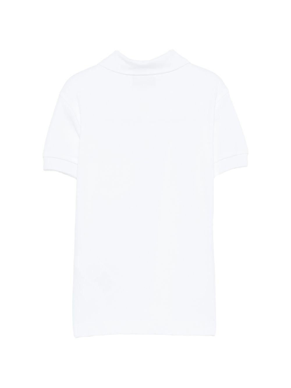 T-shirt per bambino Moschino Kids bianca con taschino HUM05LLFA08 10101 MOSCHINO KIDS 