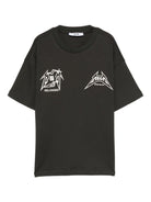 T-shirt per bambino MSGM Kids nera con stampa grafica sul davanti F5MSJGTH267 MS040 MSGM KIDS 