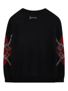Maglione per bambino Givenchy Kids nero con motivo a rombi H30949 09B GIVENCHY KIDS 
