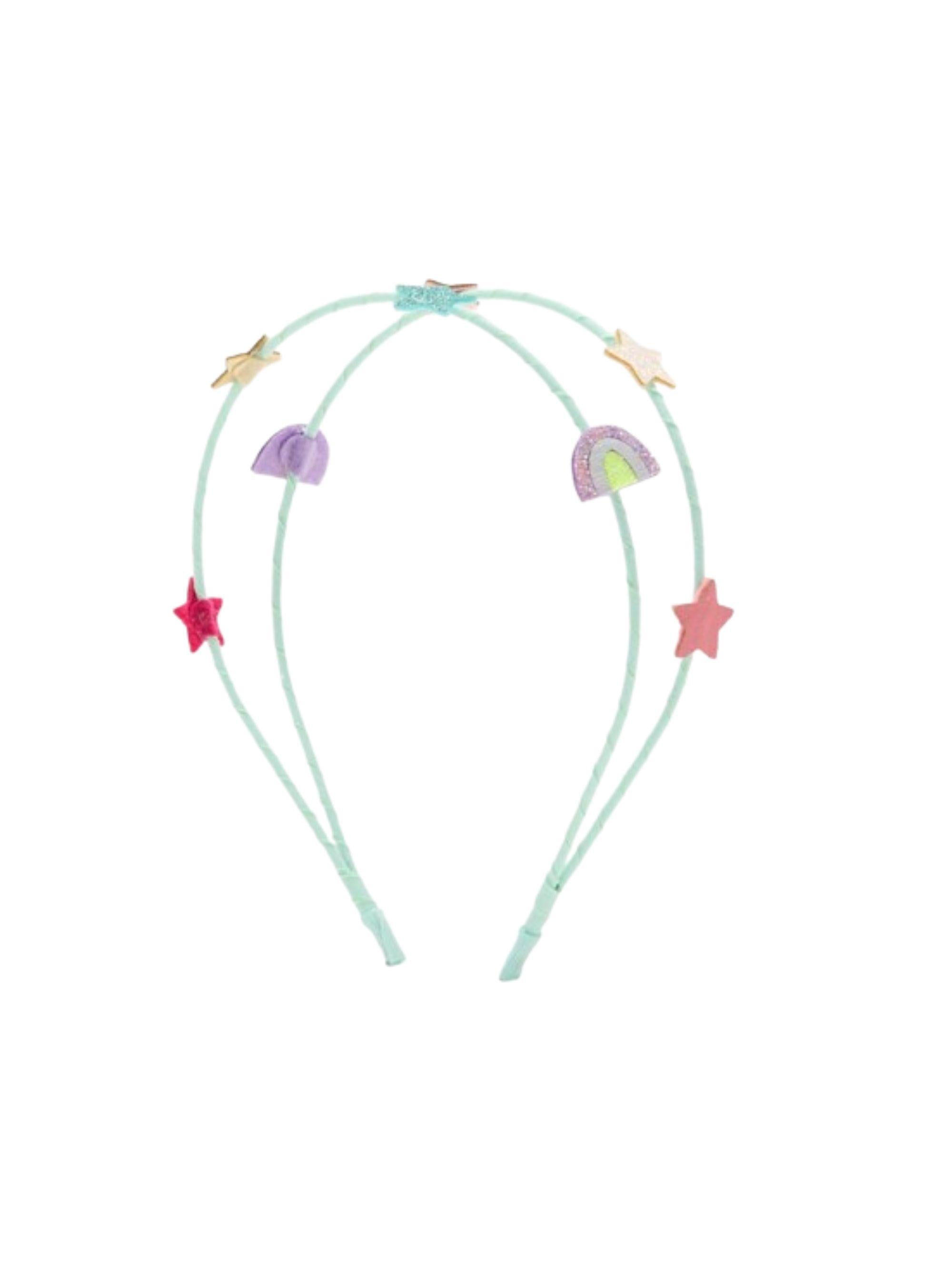 Cerchietto per capelli per bambina Mimi & Lula azzurro con decorazione a stelline 182014-39 RAINBOW MIMI & LULA 