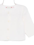 Cardigan per neonata Bonpoint bianco con chiusura con bottoni PEBDA2620CA 002 BONPOINT 