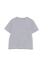 T-shirt per bambini MSGM Kids grigia con logo sul davanti S6MSJUTH051 271 MSGM KIDS 