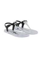 Sandali per bambina Karl Lagerfeld Kids neri con cinturino a T Z31173 N50 KARL LAGERFELD KIDS 