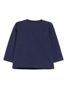 T-shirt per neonato Moschino Kids blu con motivo Teddy MWO00RLAA10 40016 MOSCHINO KIDS 
