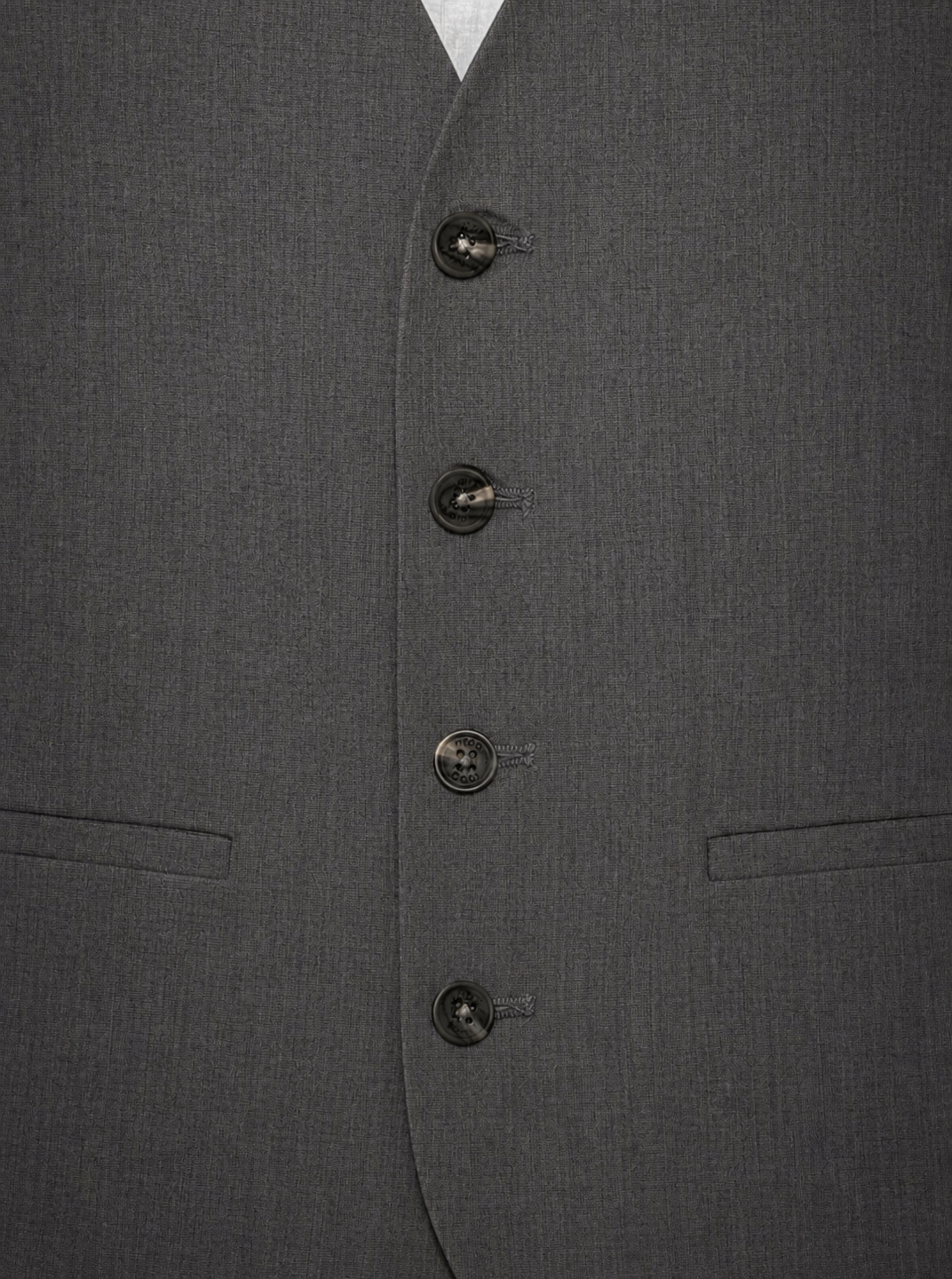 Gilet per bambino Douuod Kids grigio con bottoni e scollo a V DY2P82 I0321 808 DOUUOD KIDS 