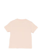 T-shirt per neonarta Elisabetta Franchi La Mia Bambina rosa con dettaglio logo EGTS1070JE006 C125 ElISABETTA FRANCHI 