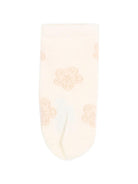 Calzini per neonata Kenzo Kids rosa con stampa a fiori (2 pezzi) K61824 43B KENZO KIDS 