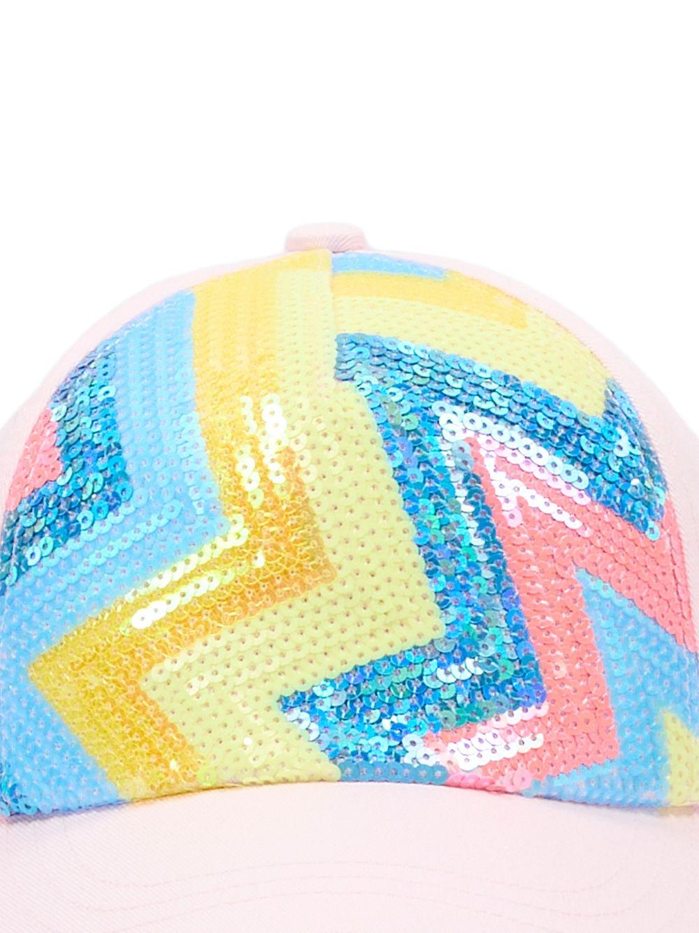 Cappello per bambina Billieblush rosa con decorazione in paillettes U22008 44L BILLIEBLUSH KIDS 