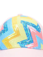 Cappello per bambina Billieblush rosa con decorazione in paillettes U22008 44L BILLIEBLUSH KIDS 