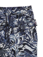 Completo per bambino Just Cavalli Kids blu per bambino a maniche corte JBP26168CE TIGER PAT. ROBERTO CAVALLI KIDS 