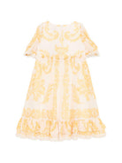Abito per bambina ETRO KIDS giallo con stampa a fiori GY1B01 K0283 238GL ETRO KIDS 