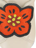 Scarpine primi passi per neonata Kenzo Kids beige con ricamo Boke Flower K61820 117 KENZO KIDS 
