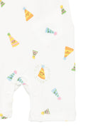 Set tutina e bavaglino per neonati Stella McCartney Kids bianco con stampa grafica all-over TYB580 Z3644 101MC STELLA McCARTNEY KIDS 